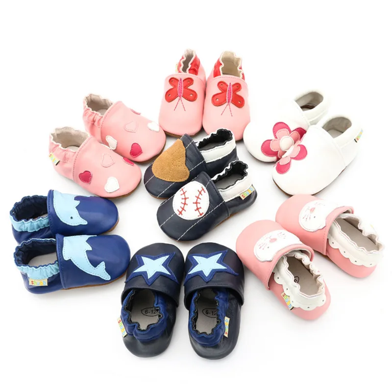 

Baby First Walkers Sneakers Shoes Soft Cow Leather Bebe Newborn Booties for Babies Boys Girls Infant Toddler Moccasins Slippers