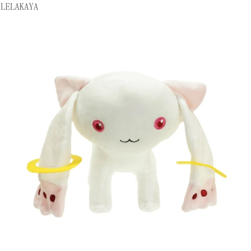 

Puella Magi Cat Madoka Magica Kyubey Plush Toys Qbay Cat Soft Stuffed Doll Kids Lovely Cartoon Doll Children Anime Gifts 43x20cm