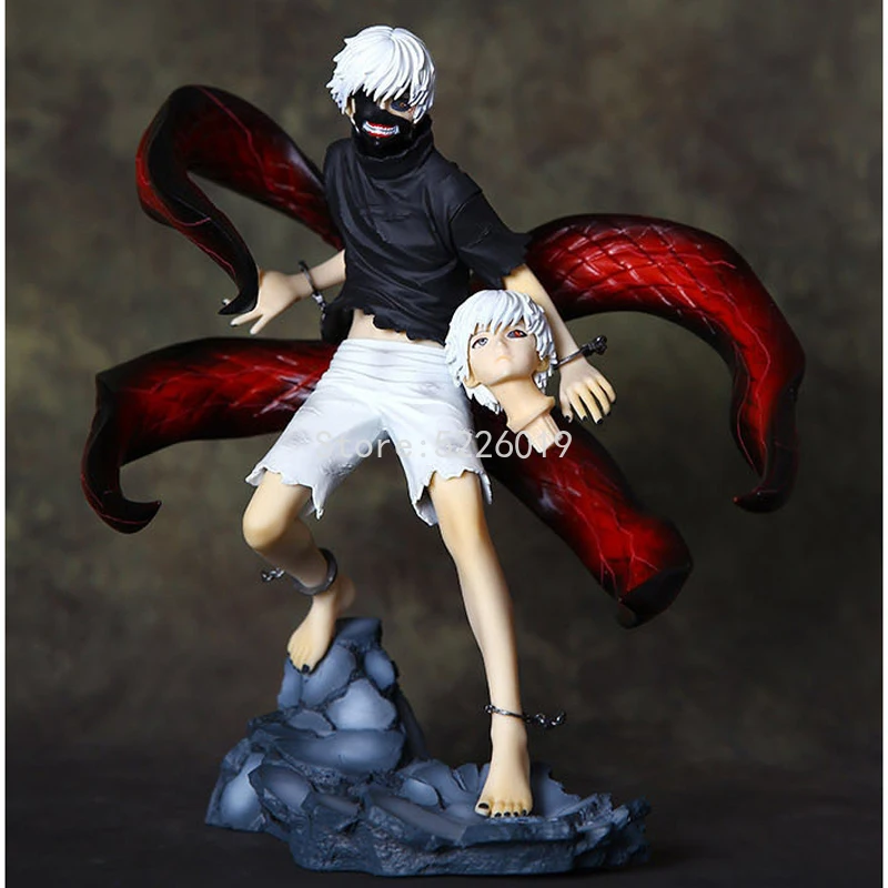 

Anime Tokyo Ghoul Figure Kaneki Ken Touka Kirishima PVC Action Figure Kaneki Ken Awakening Figurine Generation of Dark Jin Muyan