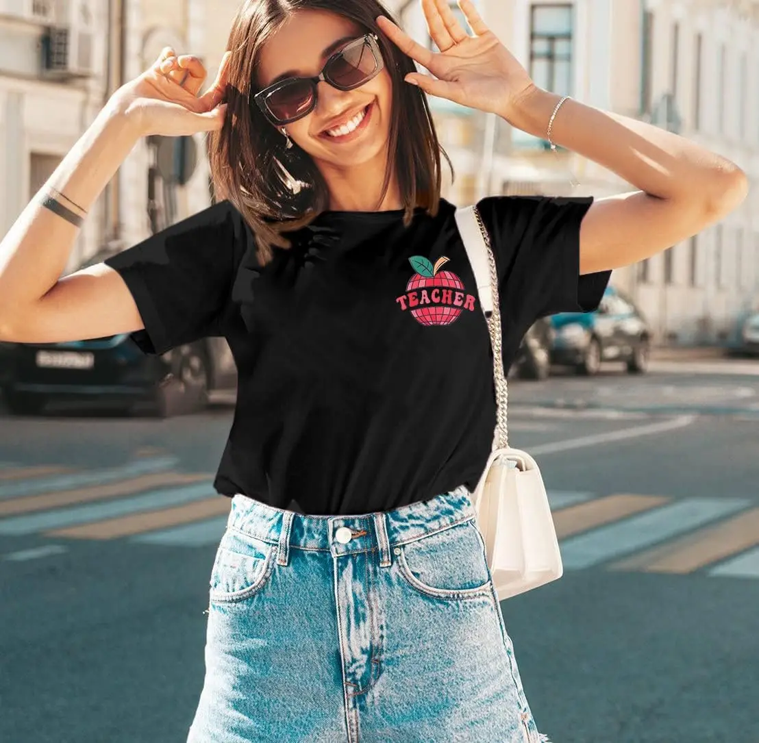 Рубашка для учителей женская футболка учителей: в эпоху моего учителя рубашка