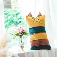 2022 cartoon pattern crochet cushion cover 3050 delicate knitted room decoration cotton bed sofa soft throw pillow case cover