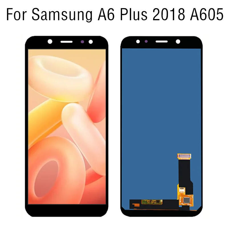 

TFT For Samsung Galaxy A6 Plus 2018 A605 LCD Display Touch Screen Digitizer Assembly For Samsung A6 Plus A605 A605F A605FN A605G