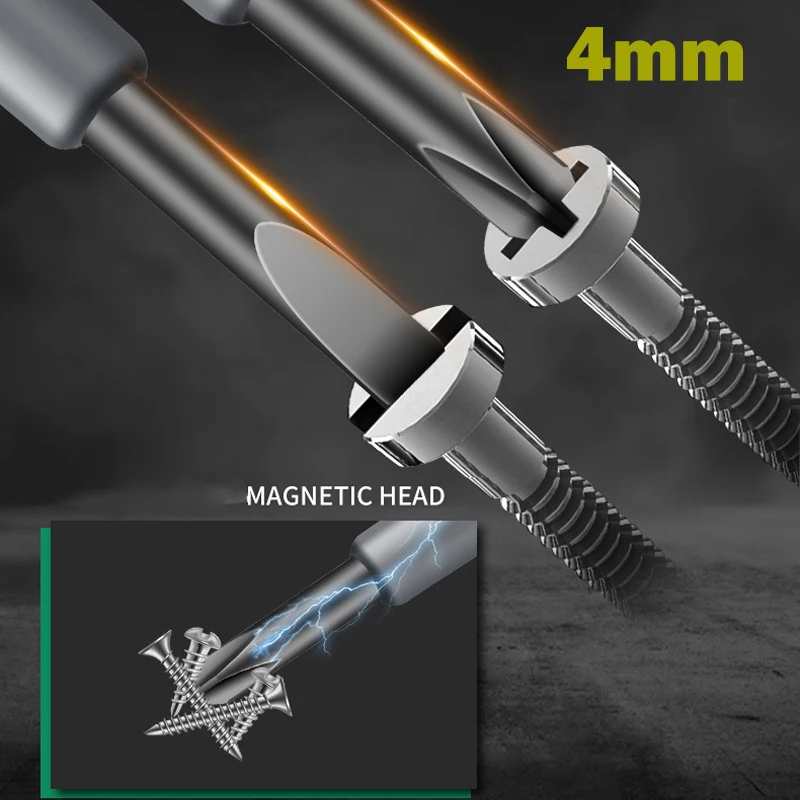 1/2 шт. электрическая ручка долбежная крестовая отвертка неоновая пузырьковая