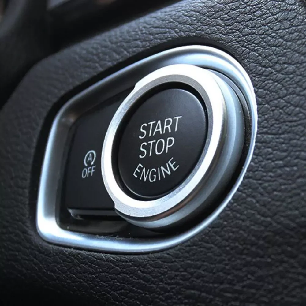 

Engine Start Ignition Key Ring Cover Stickers for BMW X1 F48 F20 F21 F30 F32 F33 F34 F36 F45 F46 1 2 3 4 Series Accessories