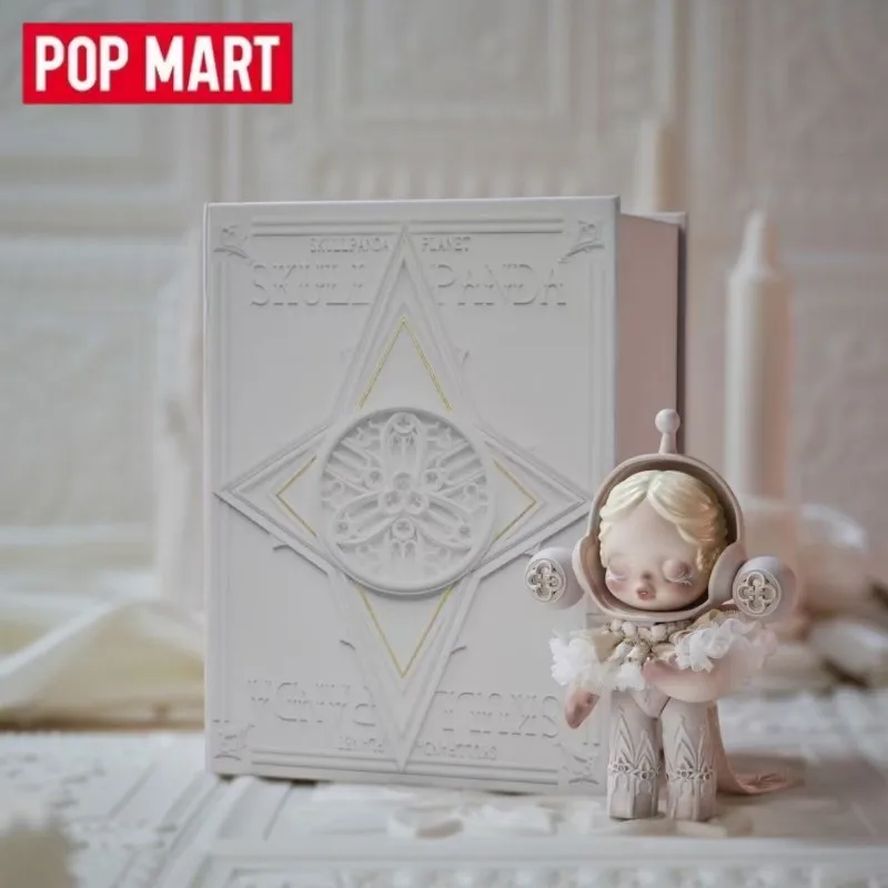 Фото POPMART SKULLPANDA Series ROLLING GRASS Фигурка Подлинная слепая коробка Mystery Box Guess Bag Игрушки Кукла Симпатичная аниме-фигурка Настольная №2