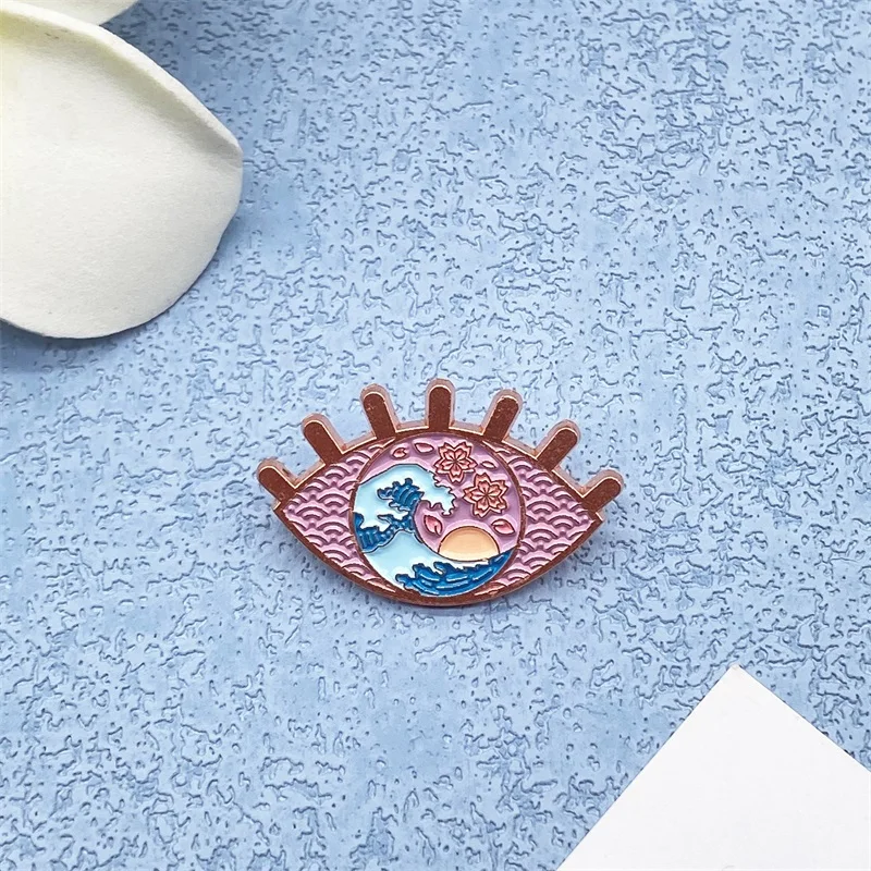 Красивый дизайн в виде розовых глаз искусственная личность волнистый цветение