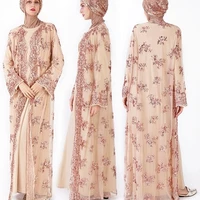 muslim dress women european clothing muslim fashion hijab dress printed abayas dubai abaya islam clothing musulman de mode