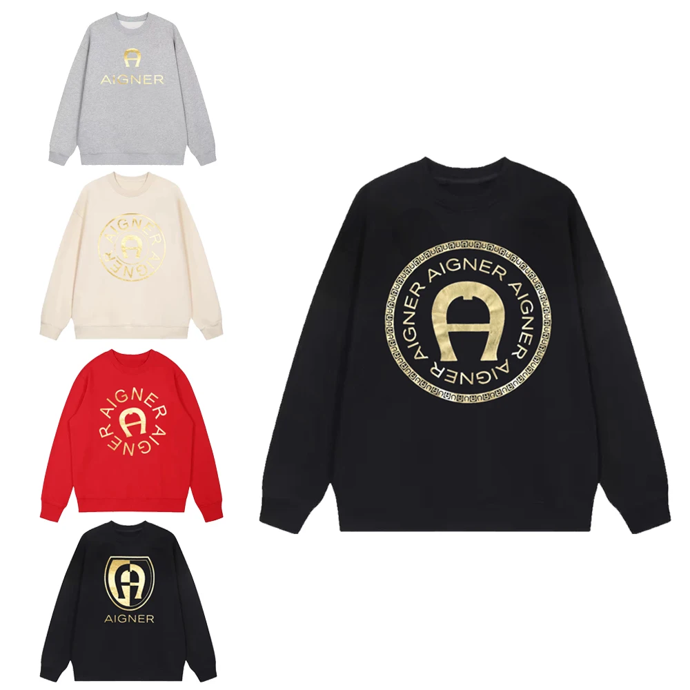 Модная детская одежда зимние толстовки спортивная с золотым логотипом для