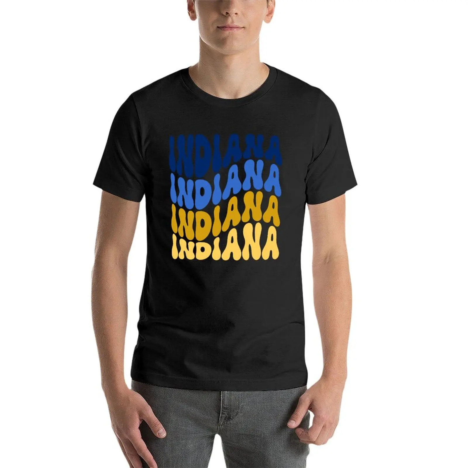 Мужская футболка с коротким рукавом в стиле ретро