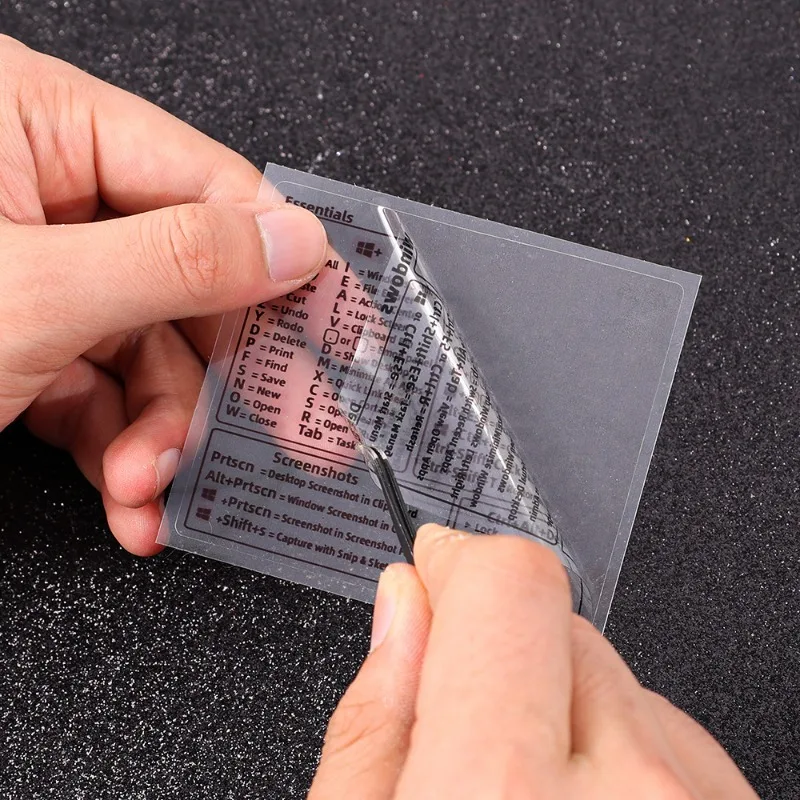 Справочная наклейка с ярлыком клавиатуры для ноутбука ПК компьютера английская