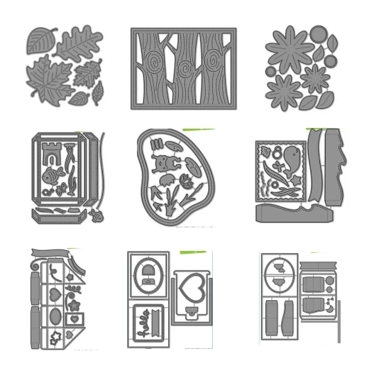 

2022 Metal cutting and stamping die for scrapbook practice Photo album decoration process die