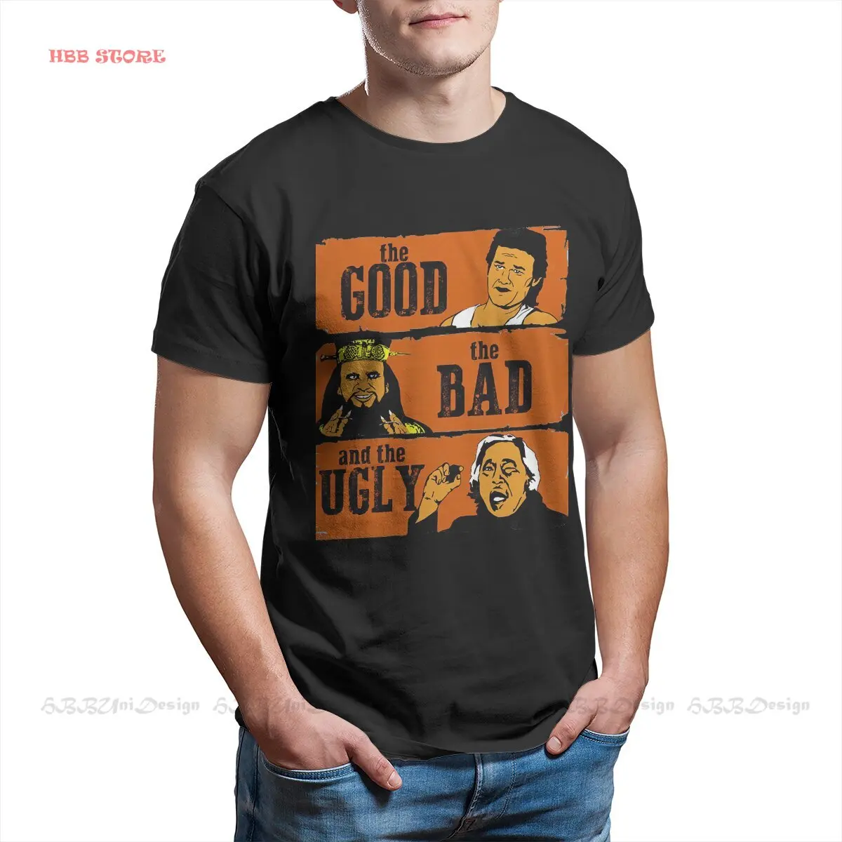 

The Good The Bad The Ugly TShirt For Male Big Trouble in Little China Tops Novelty T Shirt Soft Printed Loose Creative Gift