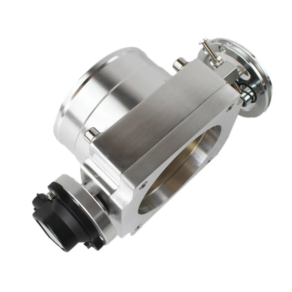 Корпус дроссельной заслонки 90 мм с датчиком TPS для Toyota Supra 1JZ/2JZ серебристый корпус