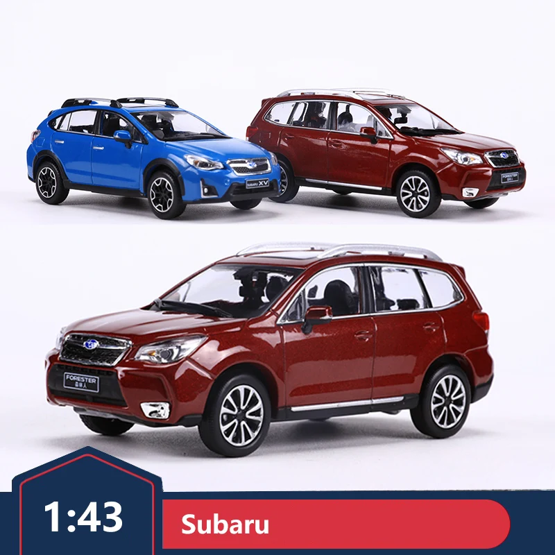 

1:43 SUBARU FORESTER & XV Diecast Alloy Car Model Hardcover Edition Collectible Decoration Gift Toys