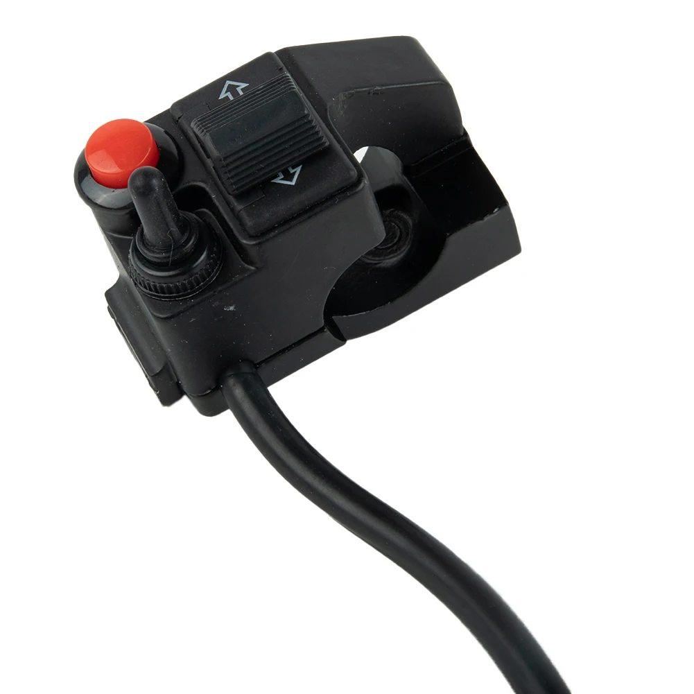 

Motorcycle Switches Handlebar Switch Headlight Button 12V 6*5*3.5CM Aluminum Black Weight: 90G Easy To Install