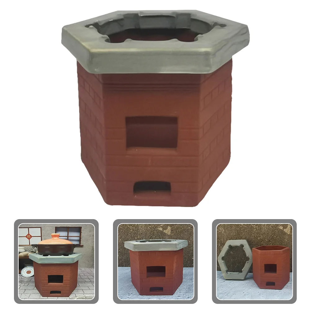

Mini Stove Small House Furniture Home Accessories Small Stove Mini Cook Stove Ceramics Mini House DIY Furniture Home Decoration