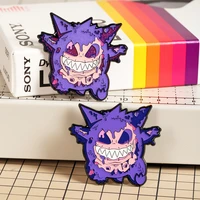 pokemon gengar brooch haunter alloy badge high end ins jewelry creative school bag decoration pin childrens birthday gifts toys