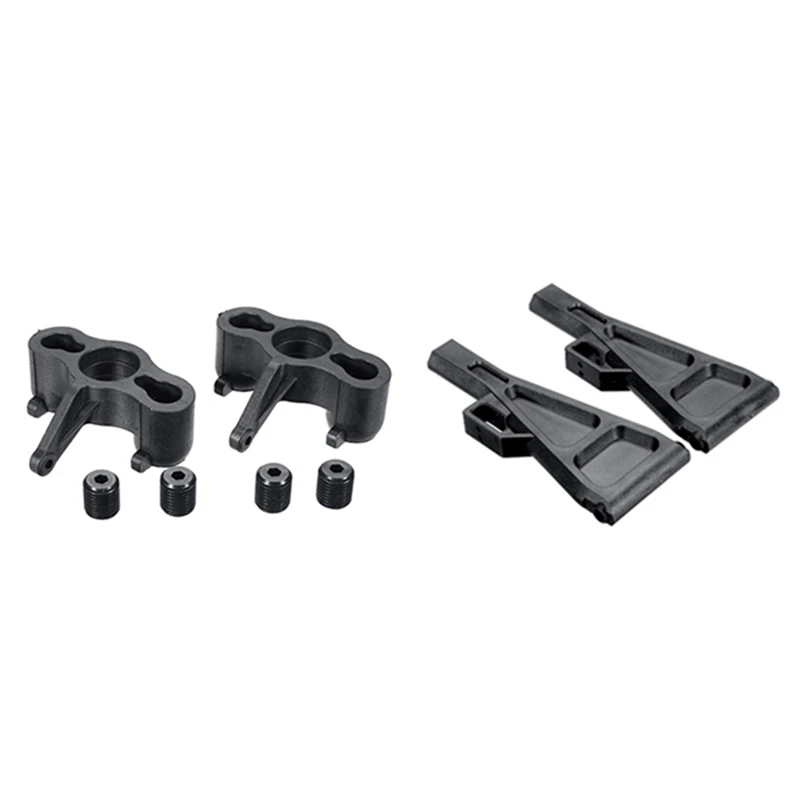 

2PCS Down Suspension Arms EA1001 For JLB Racing CHEETAH 1/10 Brushless & 2X Steering Block Steering Knuckles Hub Carrier