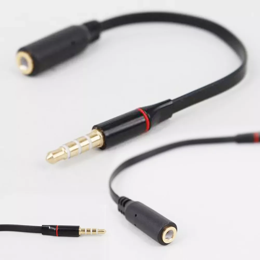 

3.5mm Black Male to Female Data Cable Jack Stereo Audio speakers Headphone Extension Cord Cable Extender