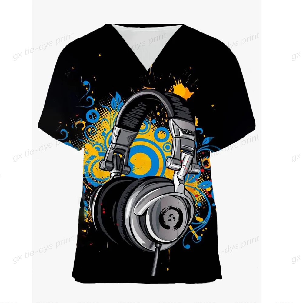 

Футболка женская летняя с V-образным вырезом и карманом