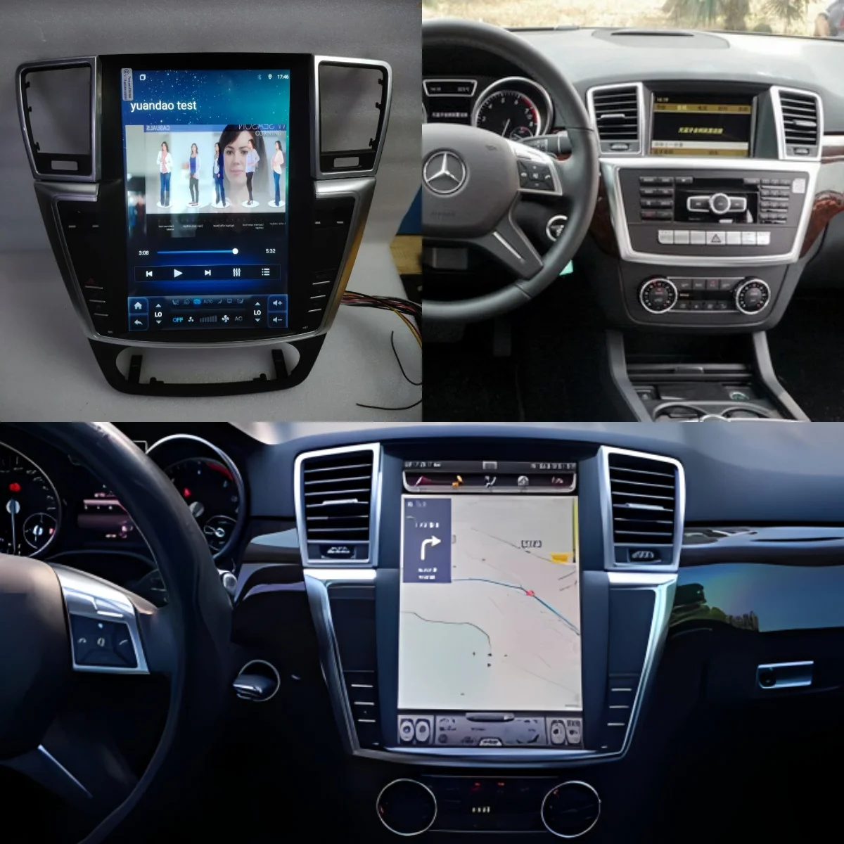 Автомагнитола для Mercedes-Benz Gl Ml W166 X166 2012-2015 Android13 стереоприемник Авторадио