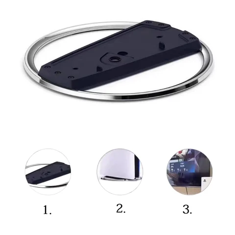 Металлическая вертикальная подставка для дисков и цифровых консолей PS5 Slim с заменой подставки с винтовым основанием для консоли Playstation 5 Slim