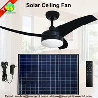 Good Price Of Good Quality Solar Ceiling Fan Air Conditioner Solar Ceiling Fan New Idea Solar Ceiling Fan With Led Light
