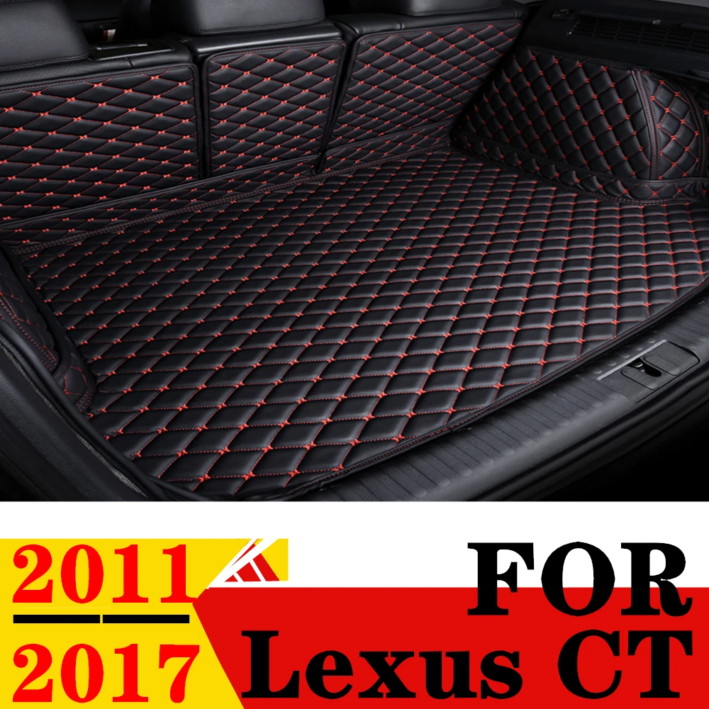 

Коврик для багажника автомобиля для LEXUS CT серии 2011-17, для любой погоды, XPE, кожаный, под заказ, задний грузовой коврик, коврик для багажника