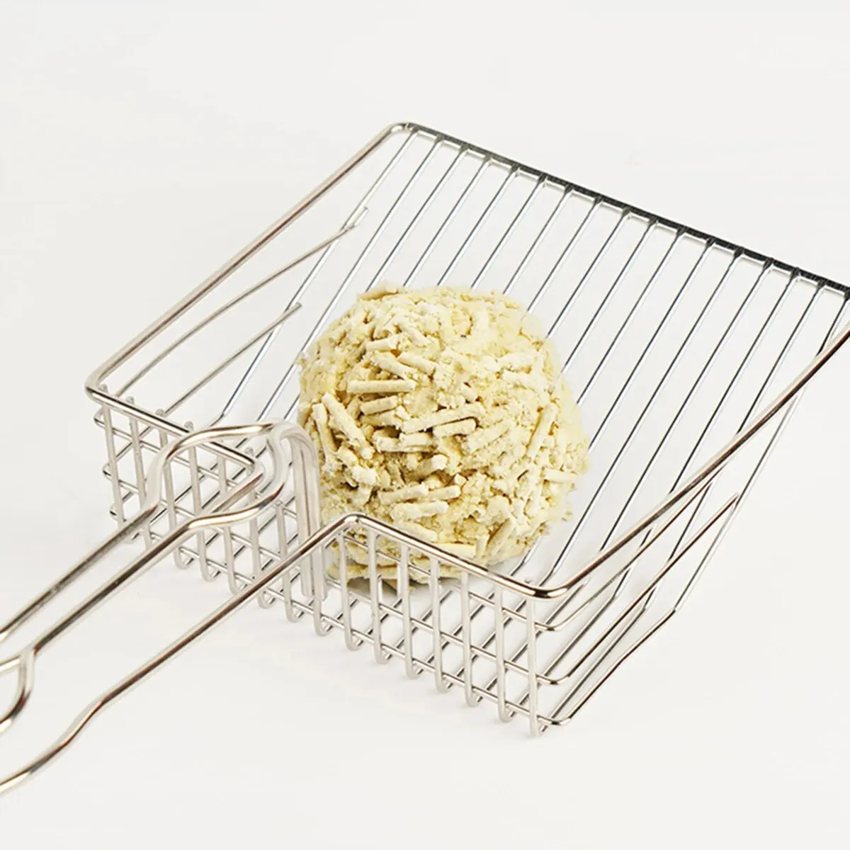 Совок для кошачьего туалета из нержавеющей стали. Легкая чистка. Красивый дизайн.