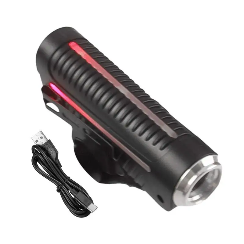 

USB Rechargeable Bike Light Waterproof Bicycle Headlight Super Bright Bike Headlights Bike Light Rechargeable Battery Pack For