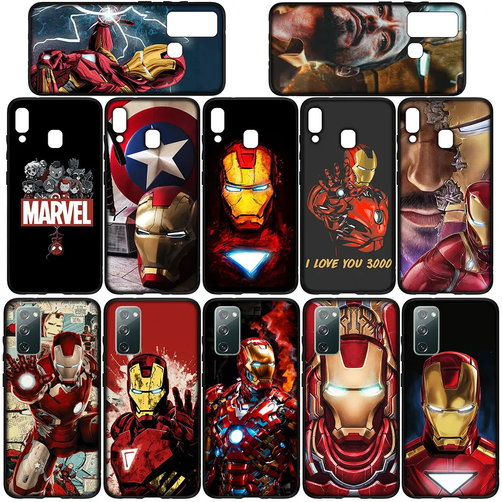 Защитный чехол IronMan для телефона с супергероями Xiaomi Redmi Note 12 14C 13C A3 13 Pro Plus 12s A3X Note13