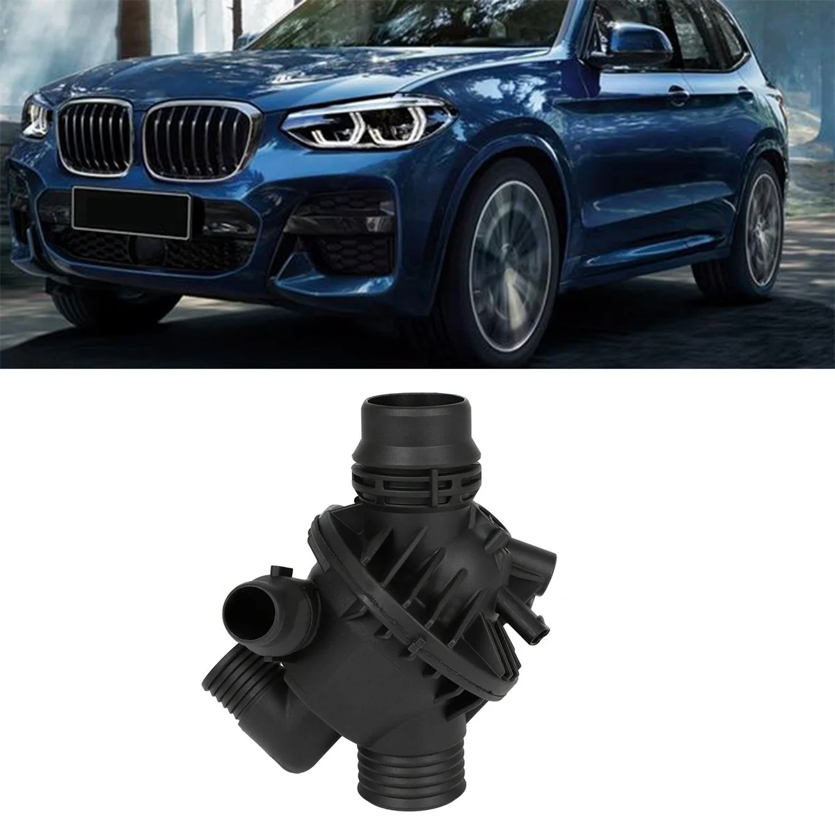 11537586784 термостат охлаждения двигателя для автомобилей BMW X3 F25 35IX X4 F26 M40IX 3.0L