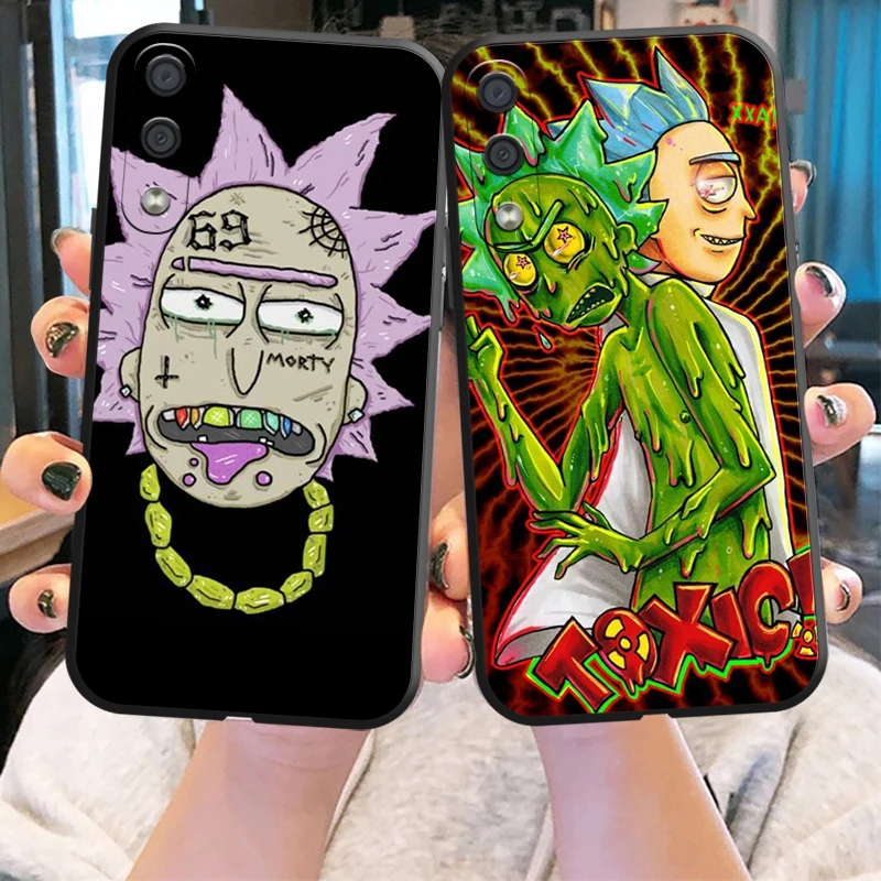 

Funny Carton Rick And Morty US Phone Case For Samsung Galaxy S8 Plus S9 S9 Plus S10 S10E S10 5G S20 S20FE S21 S21 Plus S22 Cover