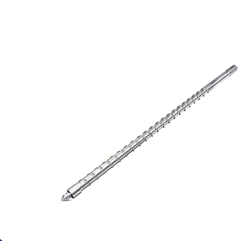 

High Quality Alloy Steel General Anti - wear Injection Molding Machine Nitriding Screw For Common Plastics PP, ABS, AS, etc