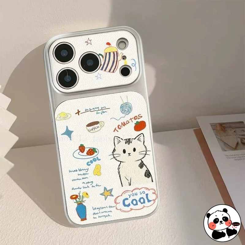 Фото Чехол для телефона с милым щенком для Huawei Mate 80 Pro Max 70 Air 60 Pro Plus 50 40 30 Pro, из искусственной кожи, с милым мультяшным рисунком собаки и кошки №3
