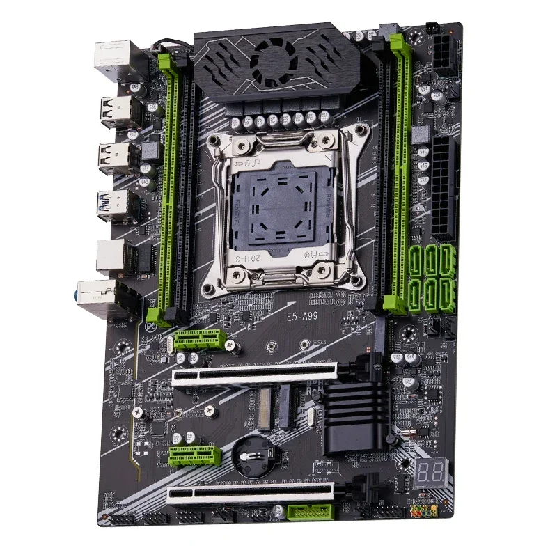 Комплект материнской платы QIYIDA X99 xeon LGA2011-3 E5 2690 V3 4*8 ГБ = 32 3200 МГц DDR4 NVME M.2 NGFF SATA 3.0 nvme