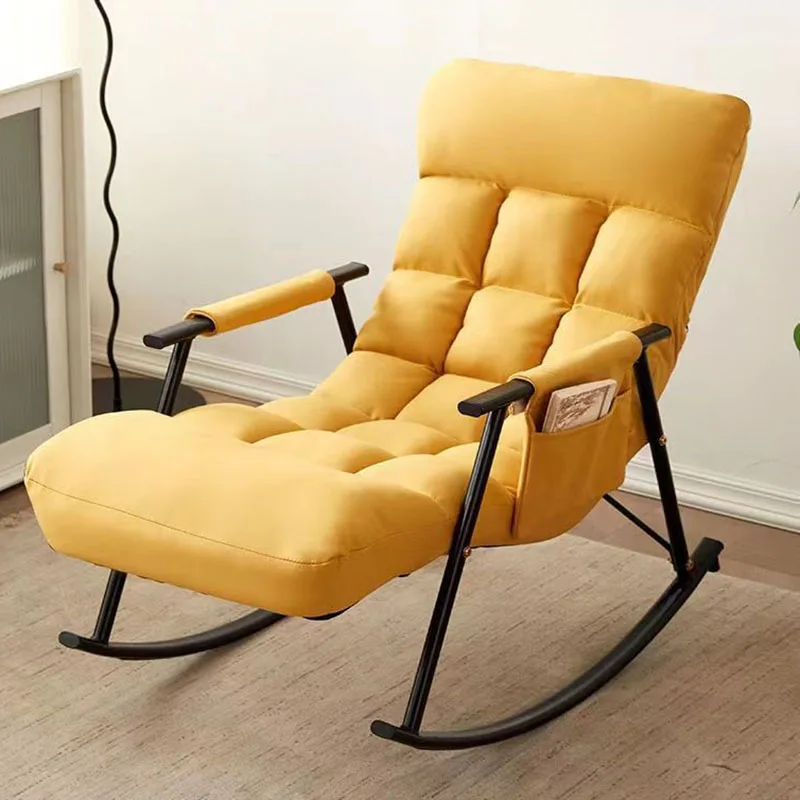 

Кресла-качалки для гостиной, современные минималистичные стулья для чтения в нордическом дизайне для балкона, домашняя мебель