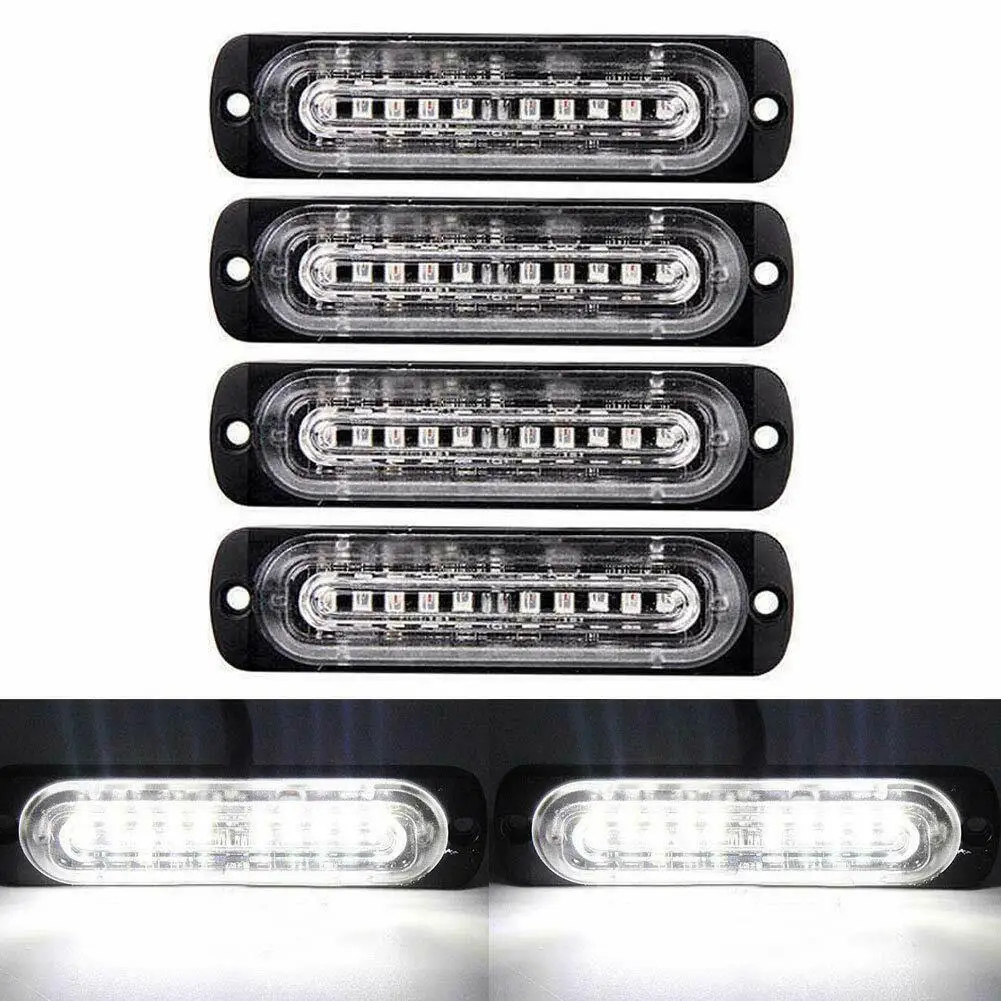 1x 12 В 24 10 светодиодов боковой габаритный фонарь прицепа стробоскоп для грузовика