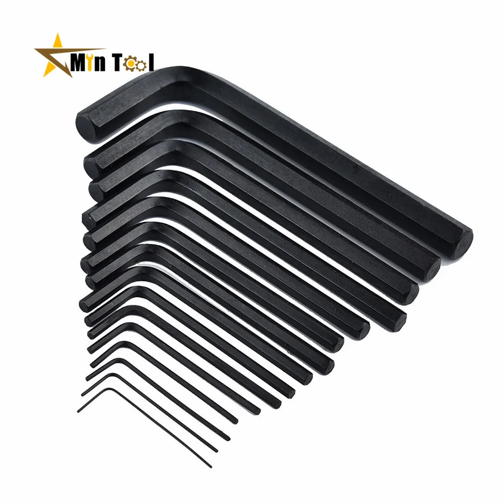 

30-Piece Premium Hex Key Allen Wrench Set SAE and Metric Assortment L Shape,0.028-3/8 inch | In Storage Case Hand Tool Set