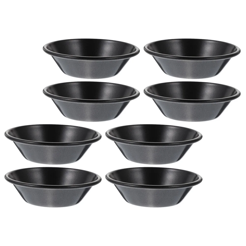 

8 Pcs Egg Tart Mold Para Chocoflan Mini Pan Jelly Molder Nonstick Molds Carbon Steel Pans for Baking Pocket Pie