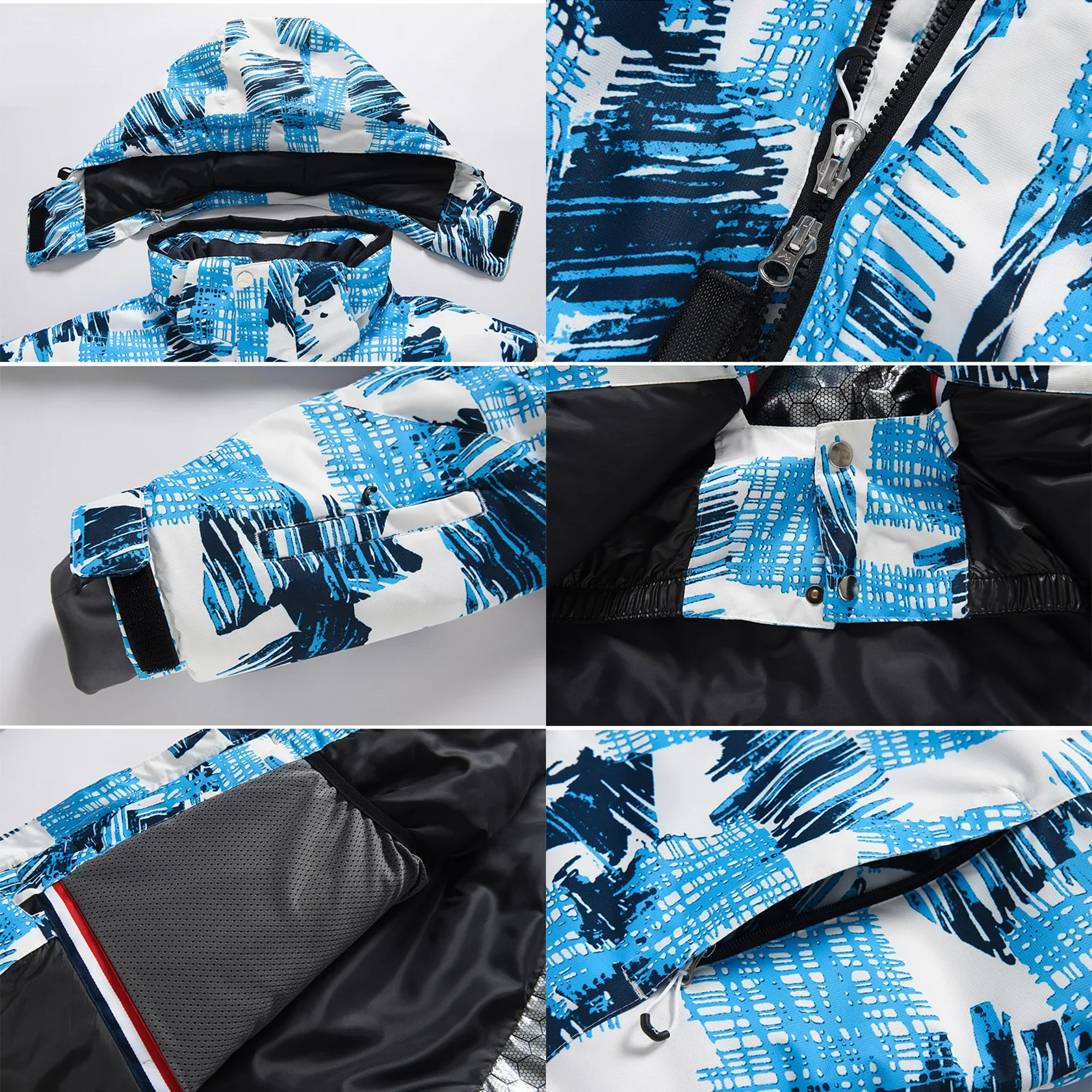 Winter Ski Jackets Outdoor Man Hooded Snowboard Coats Sports New Skiing Outerwear Male Men Snow Clothes Windproof Warm