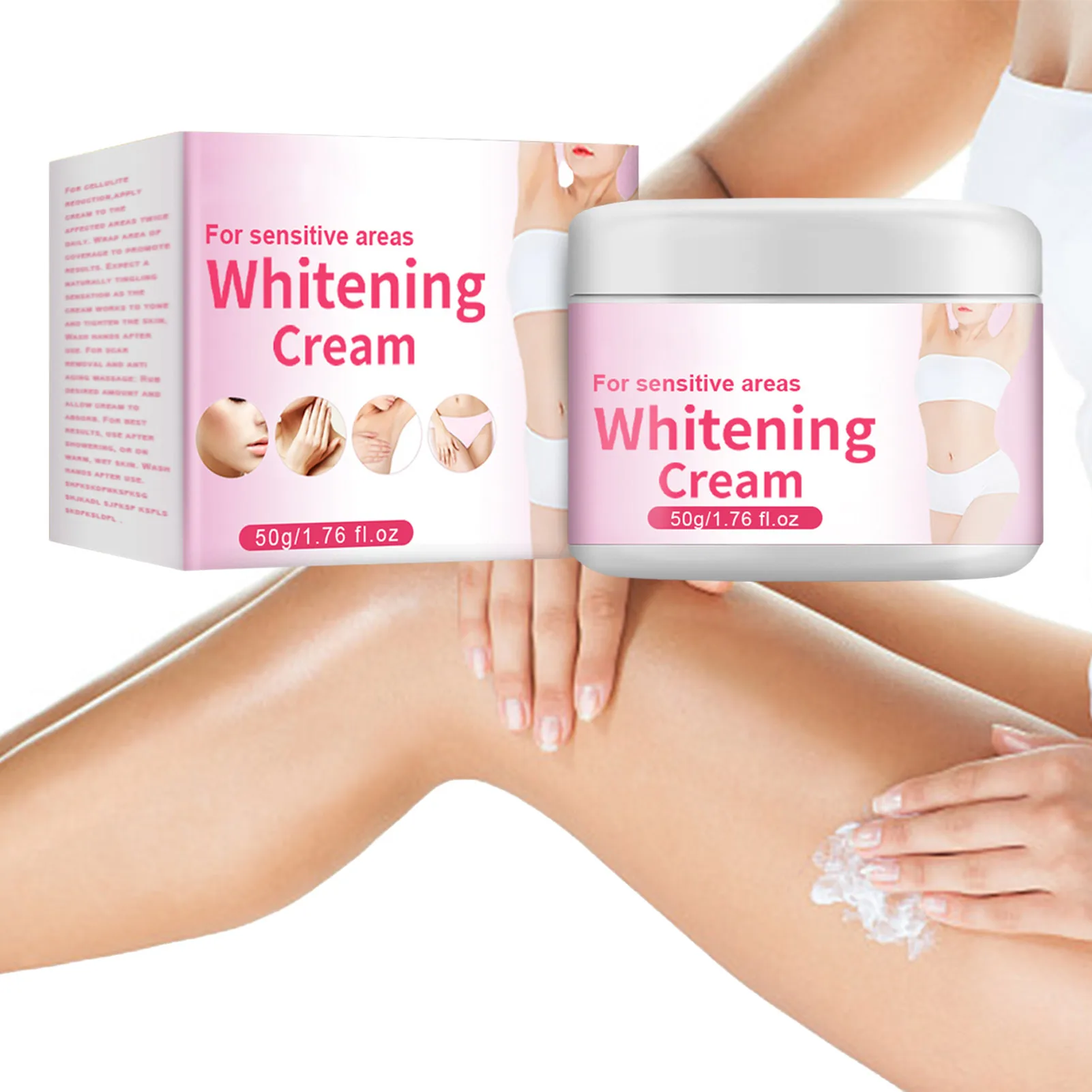 

Крем для осветления кожи, отбеливающий лосьон для тела с темными пятнами, косметическая эссенция для удаления темных суставов подмышек и ло...