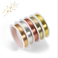 wholesale diy copper wire copper wire jewelry wire crafts metal wire shoe stereotyped wire golden silver color stock