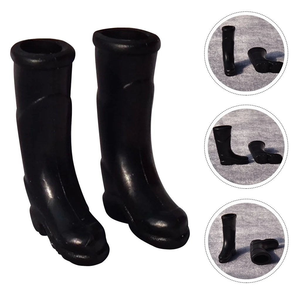 

1 Pair of Mini House Decoration Mini Boot Model House Shoes Mini Scene Adornment