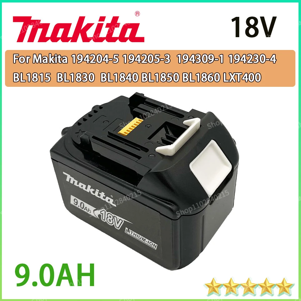 

Replacement Makita 18V 9.0Ah Battery BL1830 BL1830B BL1840 BL1840B BL1850 BL1850B Rechargeable Battery Indicateur LED