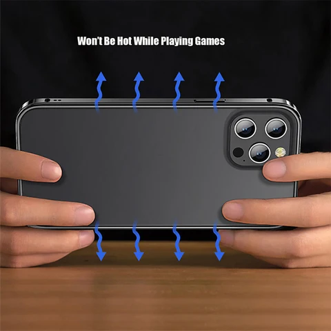 Алюминиевый металлический бампер с рамкой для iPhone 17 16 15 14 13 12 Pro Max, ультратонкие защитные жесткие задние бамперы из легкого сплава