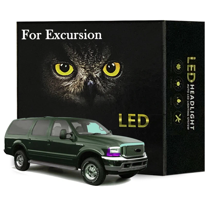 

15Pcs Car Led Interior Light Kit For Ford Excursion 1999 2000 2001 2002 2003 2004 2005 LED Bulbs Canbus No Error