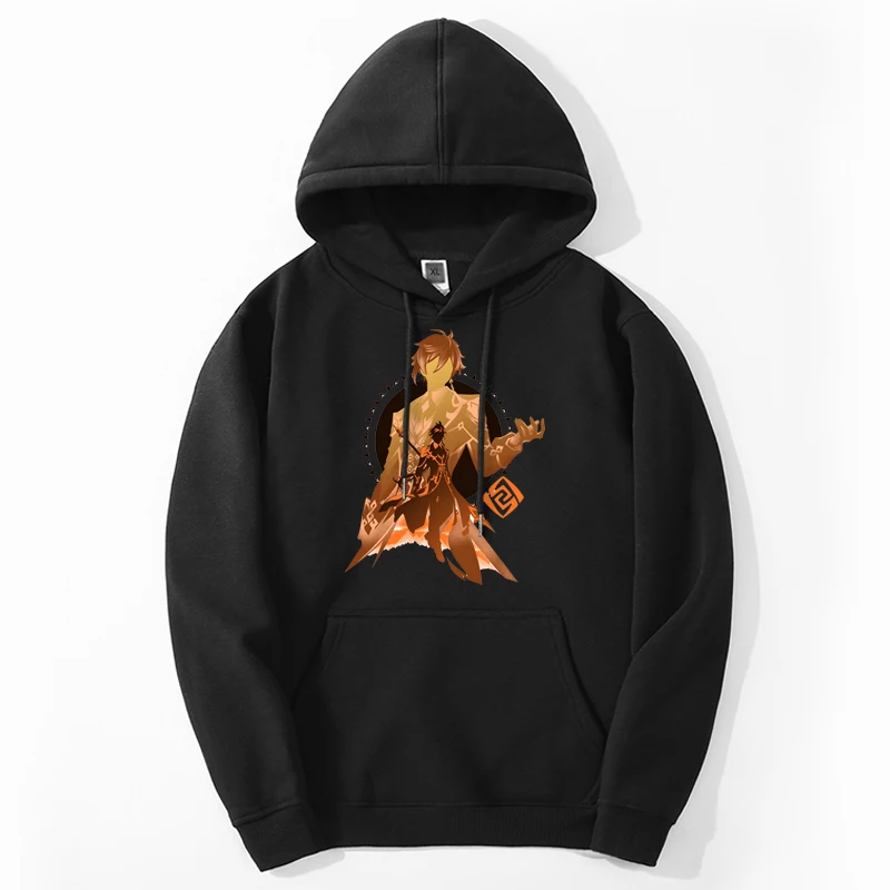 

Genshin Impact Hoodies Zhongli Graphic Print Tracksuit Long Seelve Sweatshirt Fashon Casual Streetwear High Quality Clothing