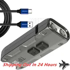 Nitecore TIP SE 700 люменов 2x LEDs мини Металлическая лампа для ключей EDC маленький перезаряжаемый фонарик Фонарь + usb-кабель для зарядки UAC20 Type-C