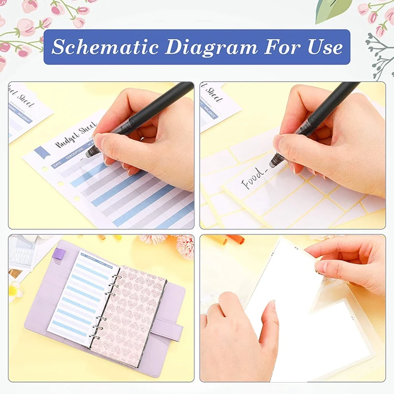 

36 A6 Binder Budget Cash Envelope System Budget Planning Notepad,For Any Occasion,Easy To Carry,For Home, Office